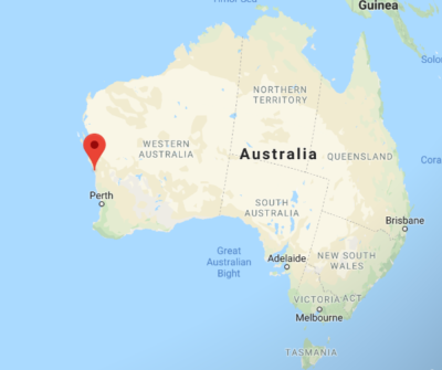 Western Australia, Dongara and Port Denison-Google Maps